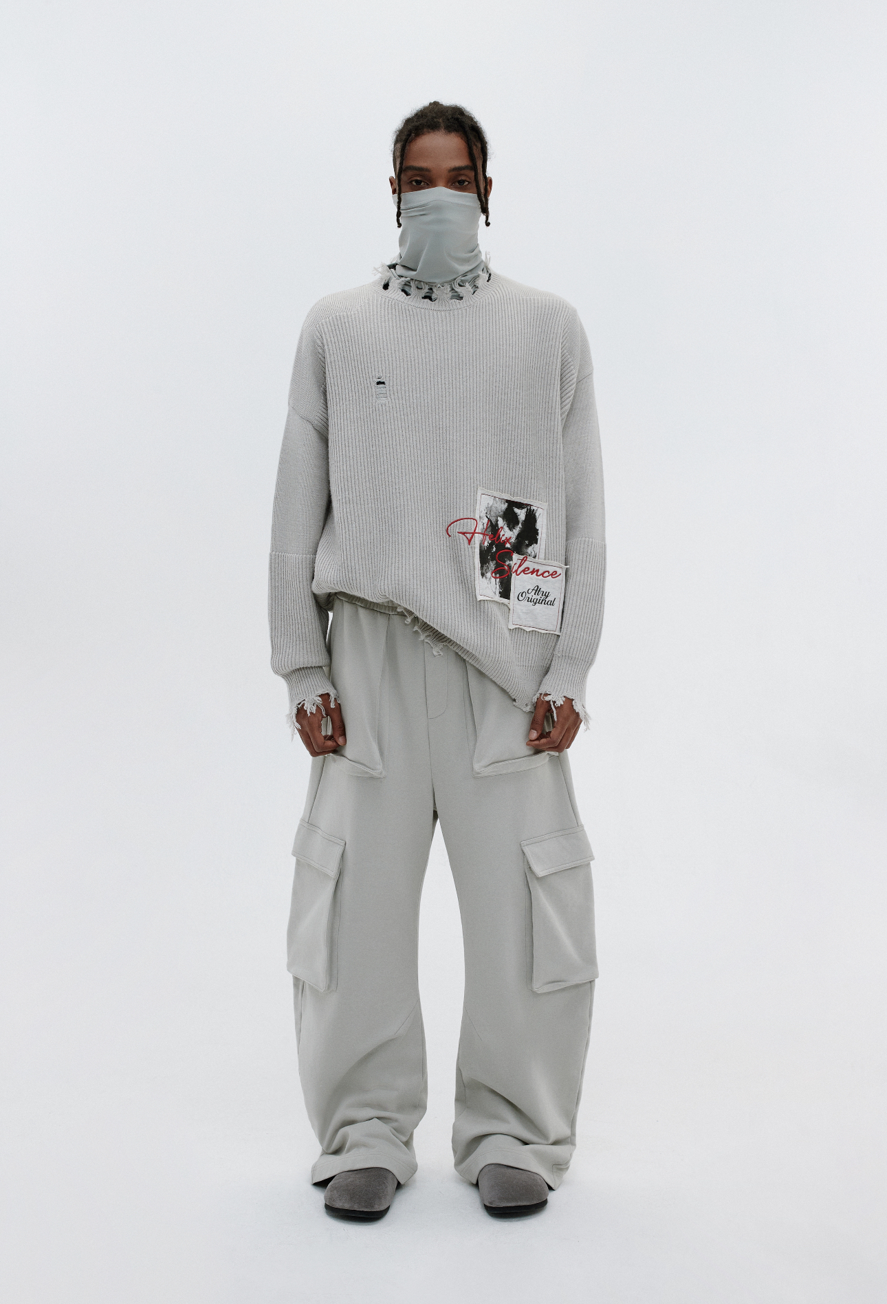 Silence Destroy Sweatshirt Grey