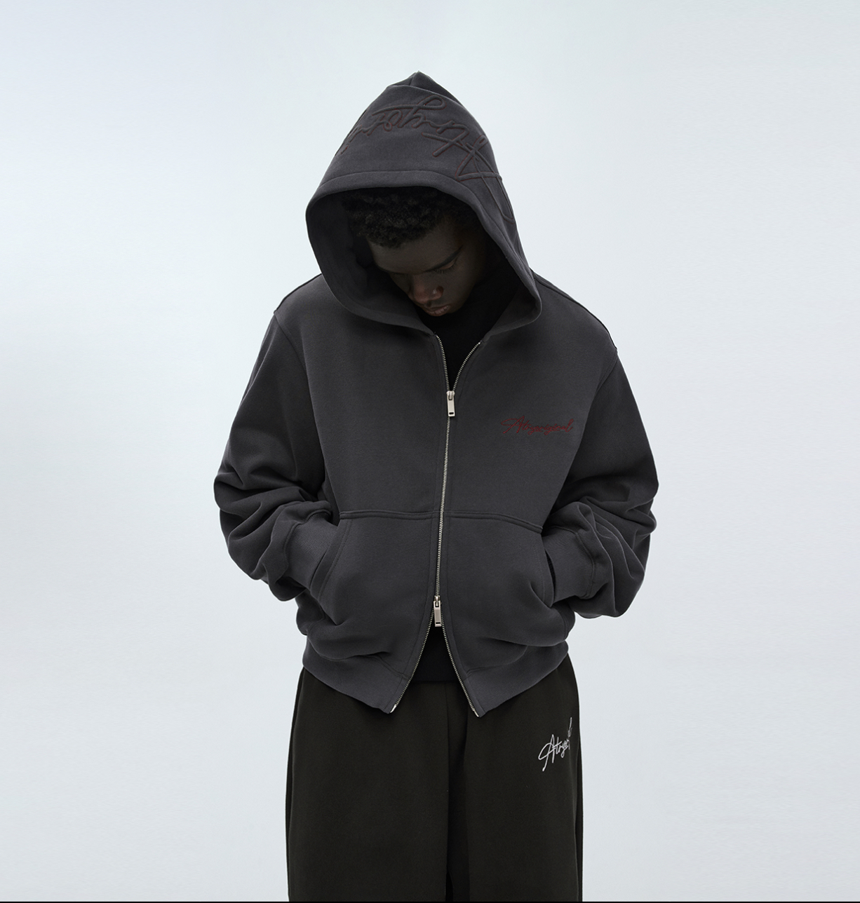 Atry original Crop Hoodie Grey